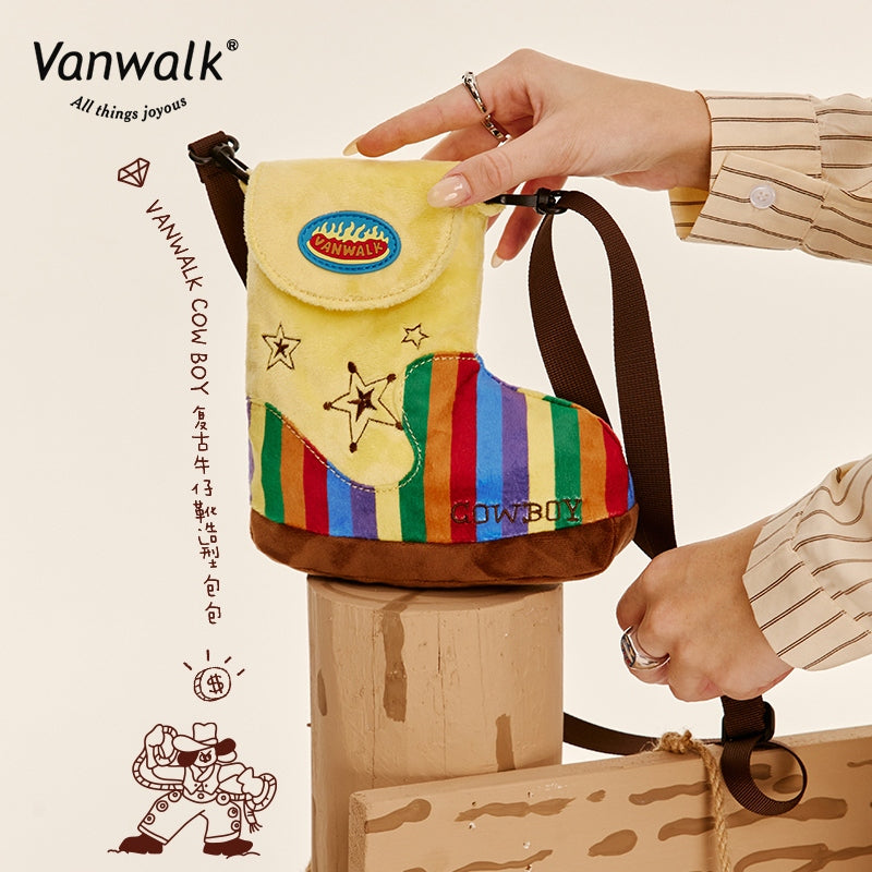 Vanwalk sød denim-crossbodytaske K412