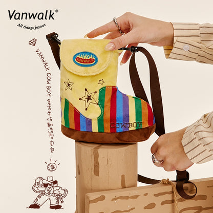 Vanwalk sød denim-crossbodytaske K412