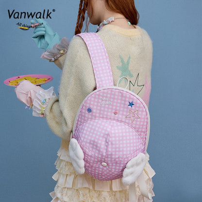 Vanwalk Fashion Streetwear Lucky Star-rygsæk V2880