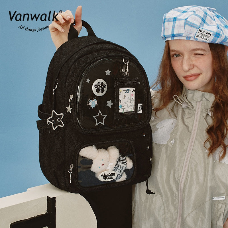 Vanwalk Happy Band-rygsæk med flere lommer V2908
