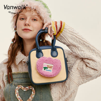 Vanwalk casual crossbodytaske med Small Garden-design V2752