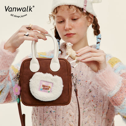 Vanwalk casual crossbodytaske med Small Garden-design V2752