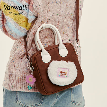 Vanwalk casual crossbodytaske med Small Garden-design V2752