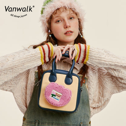 Vanwalk casual crossbodytaske med Small Garden-design V2752