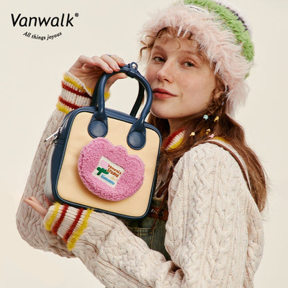 Vanwalk casual crossbodytaske med Small Garden-design V2752