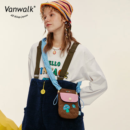 Vanwalk afslappet lille Garden-skuldertaske V2758