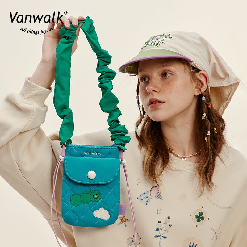 Vanwalk afslappet lille Garden-skuldertaske V2758