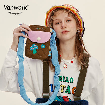 Vanwalk afslappet lille Garden-skuldertaske V2758