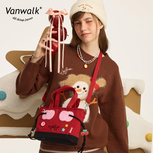Vanwalk vandafvisende juletaske med skulderrem V2869