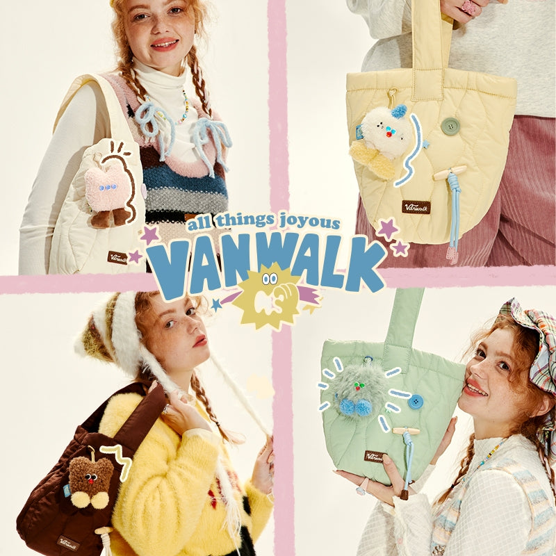 Vanwalk sødt designet Mao Monster-tasketilbehør K415