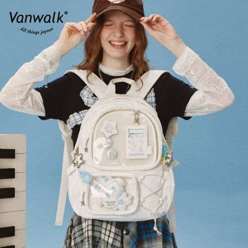 Vanwalk Happy Band-rygsæk med flere lommer V2908