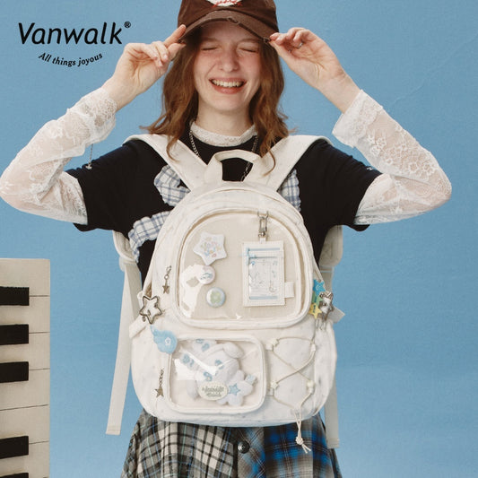 Vanwalk Happy Band-rygsæk med flere lommer V2908