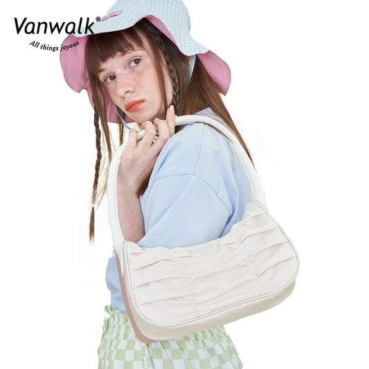 Vanwalk vandafvisende skuldertaske med Seaside Diary-design V2073