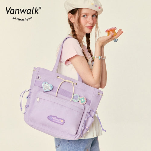 Vanwalk rummelig skuldertaske fra Bubble Island-serien V2823