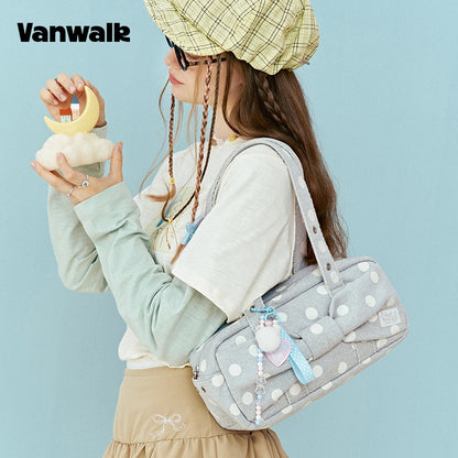 VANWALK alsidig skuldertaske med Moonstarry Park-design v2945