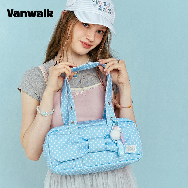 VANWALK alsidig skuldertaske med Moonstarry Park-design v2945