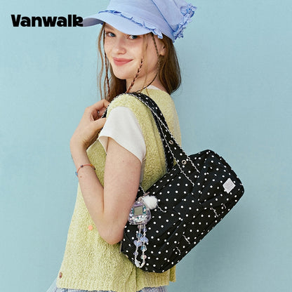 VANWALK alsidig skuldertaske med Moonstarry Park-design v2945
