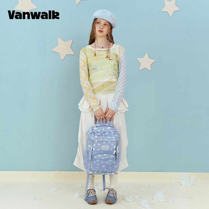 VANWALK rummelig rygsæk med July's Featured Items-design v2932