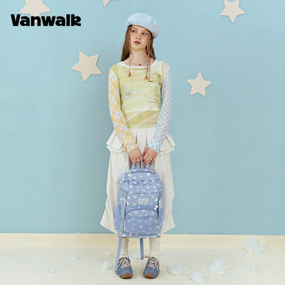 VANWALK rummelig rygsæk med July's Featured Items-design v2932