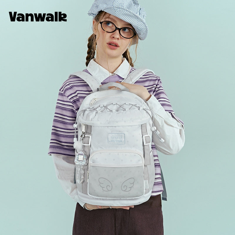 VANWALK rummelig rygsæk med July's Featured Items-design v2932