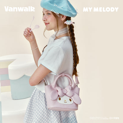 VANWALK Sød Sanrio Melody- skuldertaske i pink V3062
