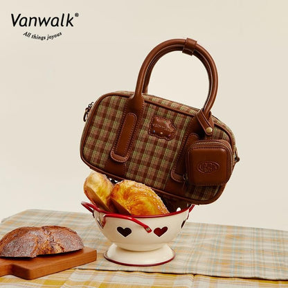 Vanwalk afslappet Lucky House-crossbodytaske V2725