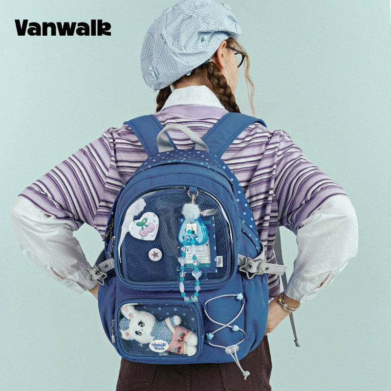 VANWALK rummelig rygsæk med July's Featured Items-design v2950