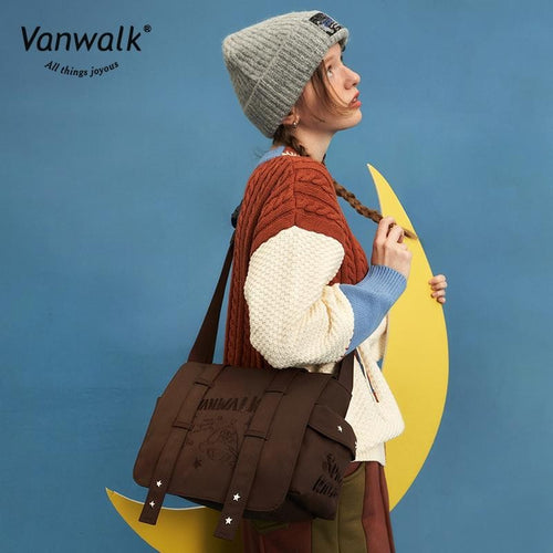 Vanwalk vandafvisende crossbodytaske med Planet Rabbit-design V2557
