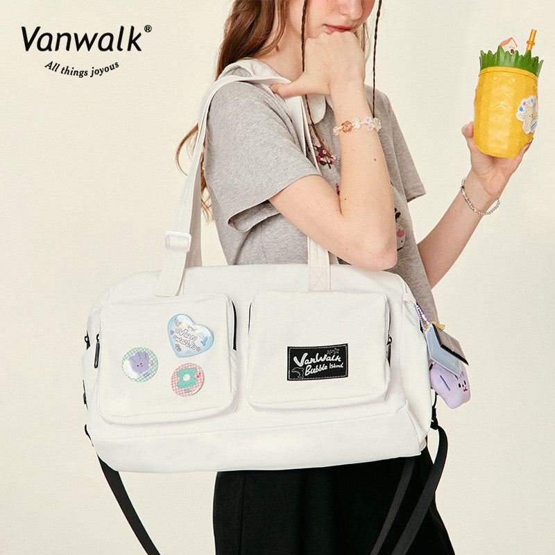 Vanwalk vandafvisende skuldertaske fra Bubble Island-serien V2829