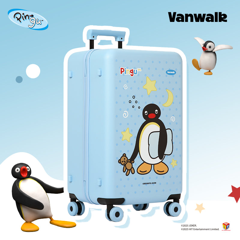 Vanwalk Pingu-samarbejdsserie-kuffert med stor kapacitet B1010
