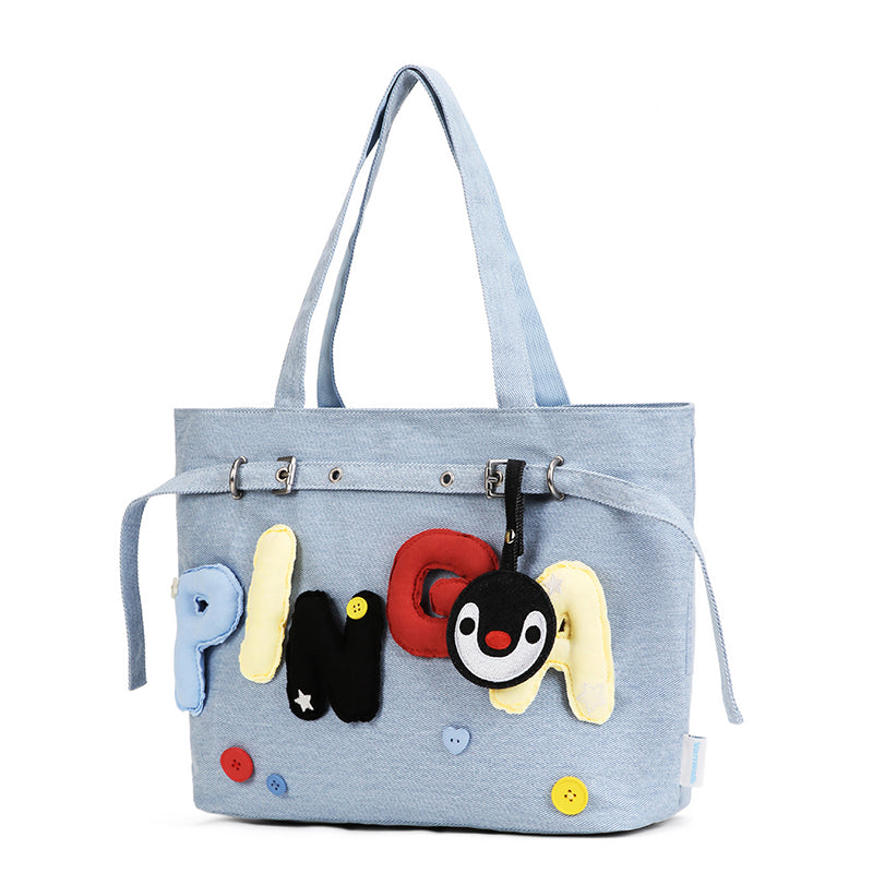 VANWALK Sød Pingu-samarbejdsserie skuldertaske håndtaske v2939