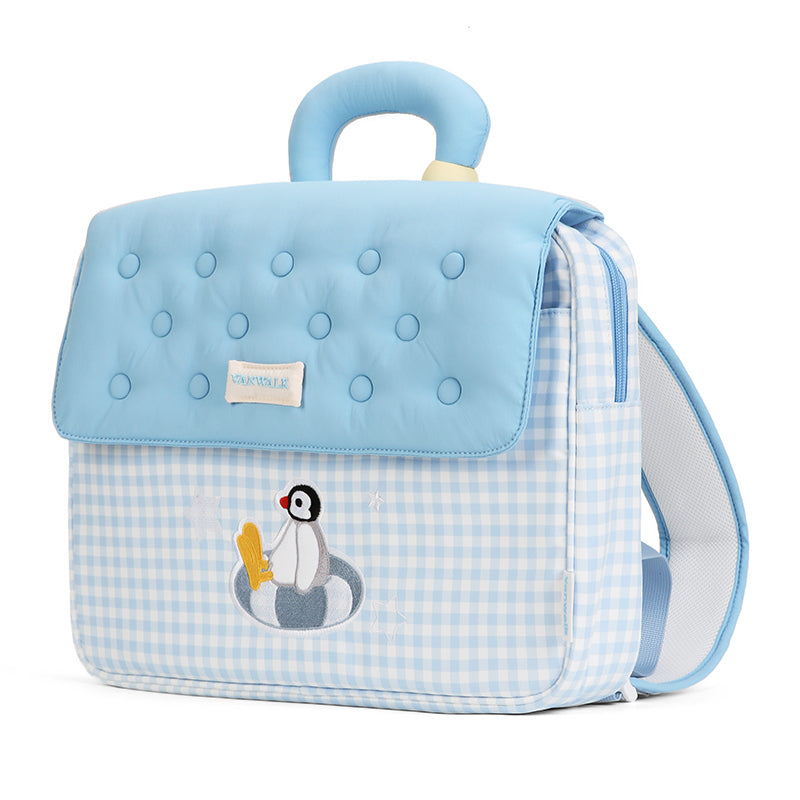 VANWALK Sød Pingu-samarbejdsserie Laptop-/håndtaske v2940