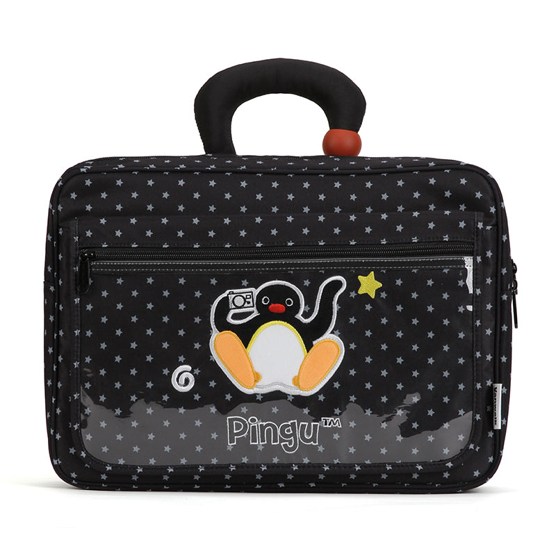VANWALK Sød Pingu-samarbejdsserie Laptop-/håndtaske v2940
