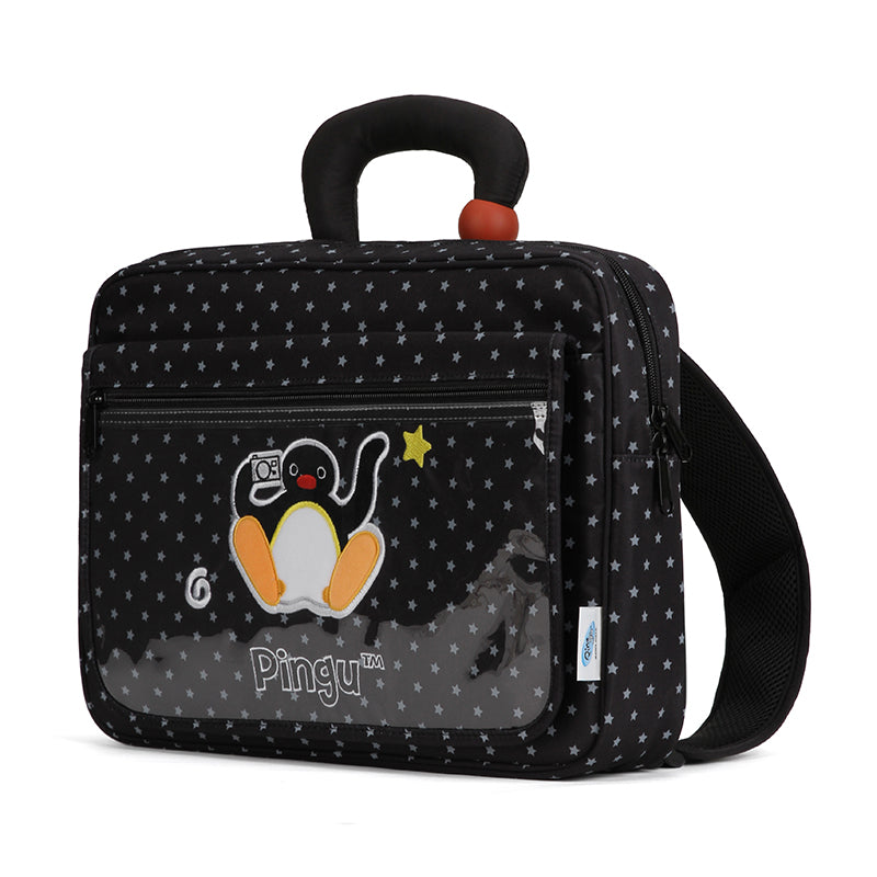 VANWALK Sød Pingu-samarbejdsserie Laptop-/håndtaske v2940