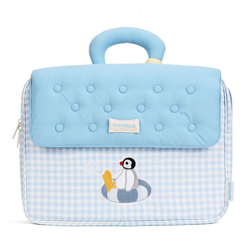 VANWALK Sød Pingu-samarbejdsserie Laptop-/håndtaske v2940