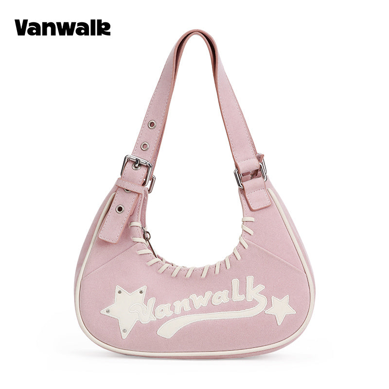 VANWALK Pinecone Tribe-serien-original skuldertaske og håndtaske V2985