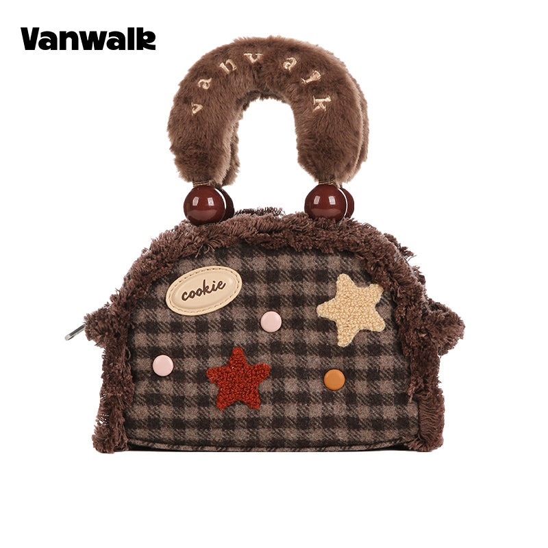 Vanwalk Pinecone Tribe-serien Originale skuldertasker Håndtaske V2992