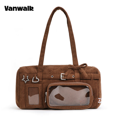 VANWALK Skuldertaske fra Glutinous Rice Ball-serien v2995