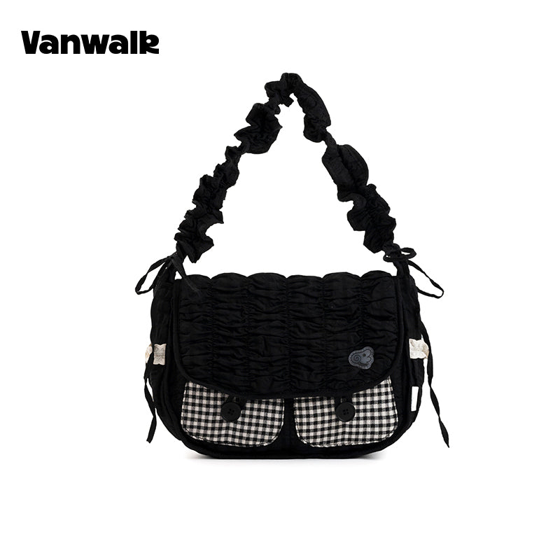 VANWALK Journal House-serien-original skuldertaske og håndtaske V3021