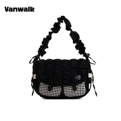 VANWALK Journal House-serien-original skuldertaske og håndtaske V3021